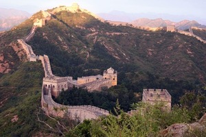  Built on ground prepared with lime: The Great Wall of China  