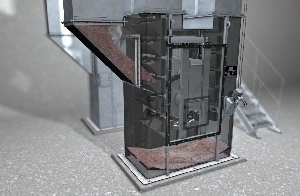 Schematic sketch of the material flow