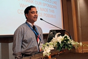 Dr. Sujit Ghosh welcomed visitors from all over Asia