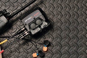 1 The handy Quietpro QP100EX is smaller than a pack of cigarettes