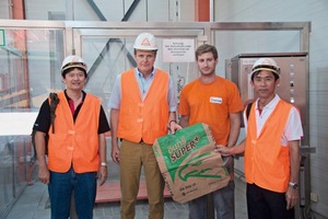 Nakorn Ittipunkul (SCCC), Reinhold Wiednig, Martin Taferner (Mondi Frantschach) and/und Wisun Paritatpisal (SCCC)