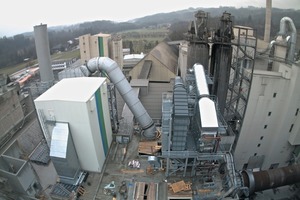 14 The heat exchangers for the heat recuperation from the mid-air are mounted