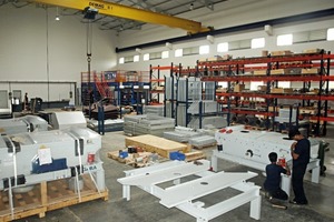 The stocking system and the expansion of the assembly area allow a more flexible and rapid response to customer wishes