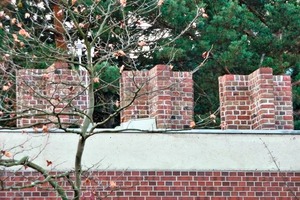 5 Masonry test walls for long term exposure of mortars