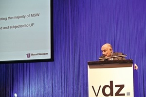 Sandro Buzzi (Buzzi Unicem S.p.A) presents the lastest achievement of pre-processing municipal solid waste (MSW)