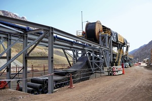 4 The replacement of the new conveyor belt was carried out during ongoing operation