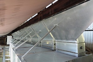 2 Cooling nozzles with butterfly damper