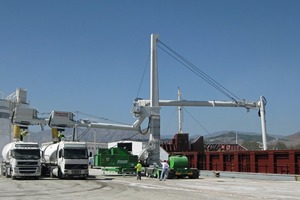 9 Road-mobile mechanical ship unloader