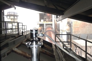 2 SITRANS LR560 is designed for the high temperatures and extreme dust levels in a clinker cooler