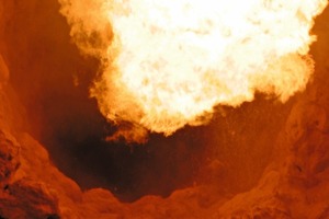 7 View into the kiln