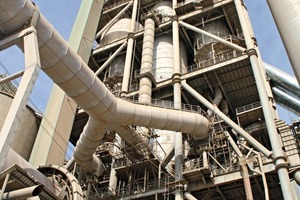 3 Five-stage, two-string preheater with calciner