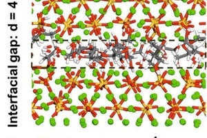 16 (l) Two C3S surfaces with an intermediate monolayer of glycerine molecules [2]