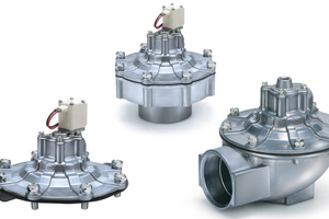 The newly dust filter valves from SMC Pneumatik are extremely flexible and can be used in any type of dust filter system and in any size of industrial unit