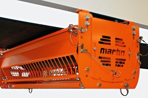 1 The Martin® Return Roller Guard delivers pinch point protection, allowing visual inspection while preventing contact with the roller