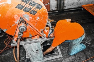 2 The Martin Heavy Duty Whip is a portable, remote-controlled tool that is lowered into storage containers through an access door at the top