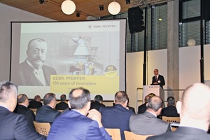 1 Gerold Keune (CEO) opened the two-day technical session of the Convention