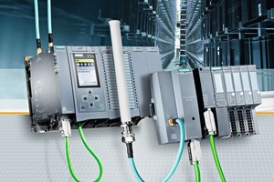 With especially compact access points and client module, Siemens is expanding the applications of industrial wireless LAN in cabinets and in equipment at the field level