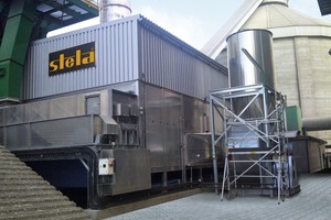 1 Low-temperature belt dryer BT 1-6200-12 for drying SSW ­at Lafarge in Poland