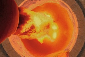 3 View inside a rotary cement kiln