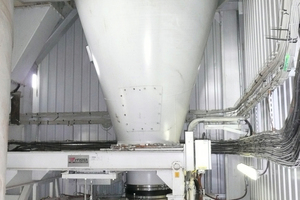3a Installation of a Rotor Weighfeeder Pfister® TRW-S in the calciner tower