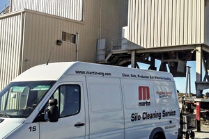 4 The entire process at Stark was completed in just ten working hours, with all three silos cleaned out and ready for repairs after a one-day outage for the service