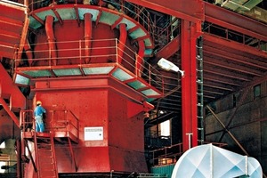 3 The first big vertical mill worldwide for cement grinding is put into operation in the spring of 1980