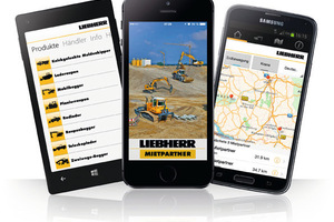 1 New mobile app from Liebherr Rental Services for hiring construction machines using a smartphone or tablet