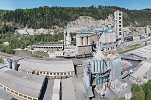 The integrated cement production plant with its five stage precalciner plant from W&P Zement in Wieterdorf/Austria