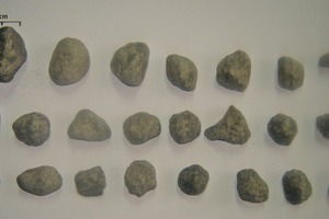 17 Accumulated clinker particles at the 5.2 meter of compartment-2 length (sampling campaign-2)