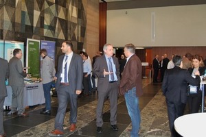 3 and 4 The breaks were used for animated discussions and for gathering information at the industrial exhibition