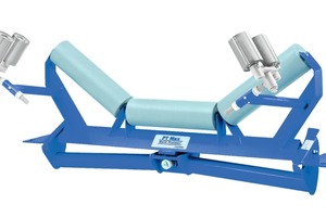 1 The PT Max series uses sensor rollers to detect whether the belt is starting to migrate. The belt is then guided back into its correct position. Depending on the application, the operator can install these systems either above…