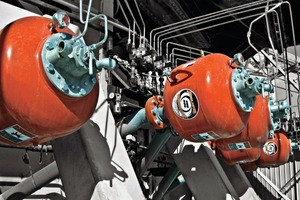 9 Air cannons at a preheater