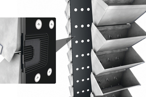 2 The Aumund belt design for reliable bucket attachment