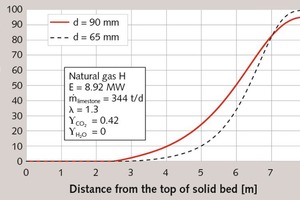 2 Influence of particle size on the conversion profile