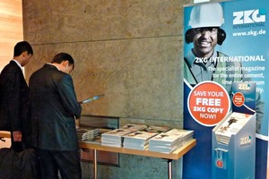 2 The latest issue of ZKG International attracted great interest from participants