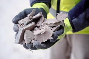 3 Close-up of the raw material