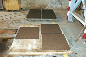 Drying of the samples