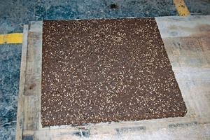 Sample of manufactured conrete block