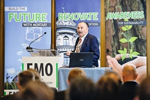 1 EMO President Carlos Duarte opening the 3rd European Mortar Summit