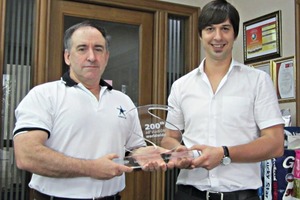 Jonathan Brazee, Director of International Business, Lucky Star Weaving Co. Ltd, and Franz Steiner, Sales Manager, Starlinger & Co GmbH