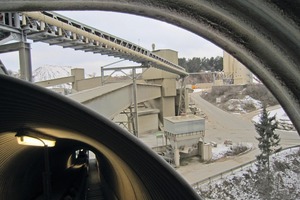 7 The connection of the pipe conveyor to the existing discharging point was a very challenging task