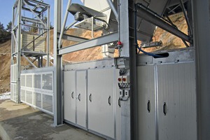 6 Due to space availability, the take-up station has been installed at the tail end of the conveyor