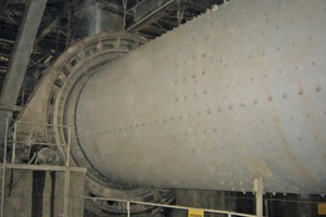 1 Industrial two-compartment KHD Humboldt Wedag® cement grinding ball mill