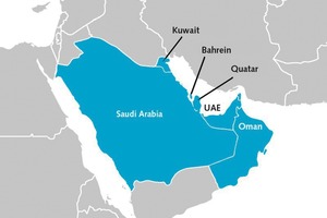 1 Map of the GCC countries