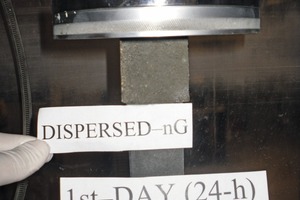 Compressive strength experiment with M5