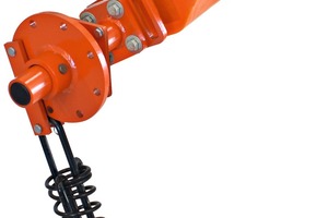 3 A special tensioner system provides effective cleaning and reduces service requirements