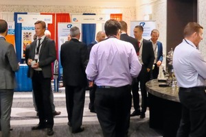 2 The welcome reception provided a first opportunity to find out about the products and services shown by the exhibiting suppliers