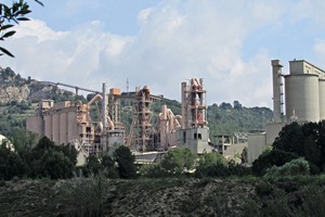 Mothballed cement plant Sant Feliu de Llobregat