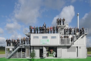 1 The mobile grinding plant in Jasien/Poland