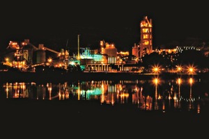 The LafargeHolcim cement plant in Nobsa/Colombia